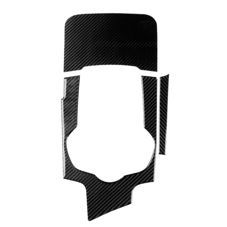 3 in 1 Car Carbon Fiber Gear Frame Panel Decorative Sticker for Alfa Romeo Giulia 2017-2019, Left Drive by buy2fix