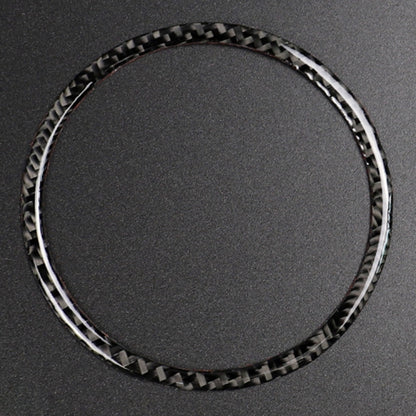 Car Carbon Fiber Steering Wheel Circle Decorative Sticker for Mazda 3 Axela / ATENZA / CX-4 / CX-5 2017-2018, Left and Right Drive Universal by buy2fix