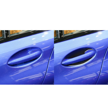 4 in 1 Car Carbon Fiber Outside Door Bowl Decorative Sticker for BMW 3 Series G20/G28/325Li/330d/335 2019-2020, Left and Right Drive Universal - Car Interior Mouldings by buy2fix | Online Shopping UK | buy2fix