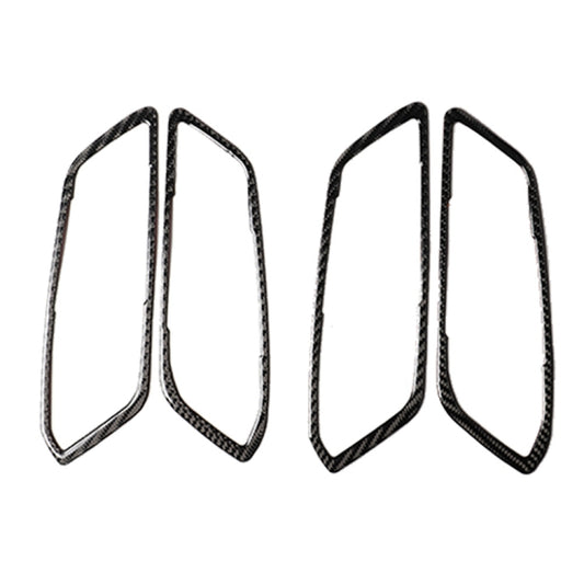 4 in 1 Car Carbon Fiber Door Handle Decorative Sticker for BMW 3 Series G20/G28/325Li/330d/335 2019-2020, Left and Right Drive Universal - Car Interior Mouldings by buy2fix | Online Shopping UK | buy2fix