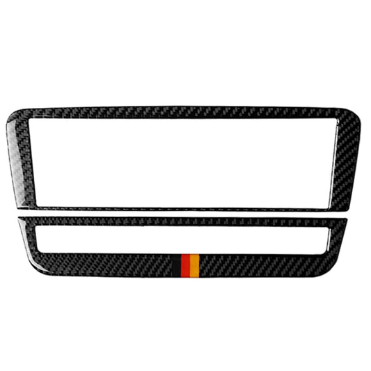 Car Carbon Fiber German Color Air Conditioning CD Panel Decorative Sticker for Mercedes-Benz A Class 2013-2018/B Class 2012-2018/CLA 2013-2017/GLA 2013-2018, Left and Right Drive Universal by buy2fix