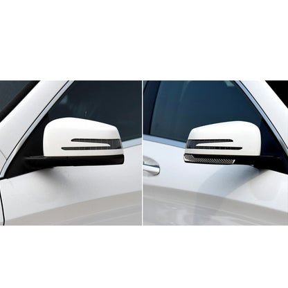 Car Carbon Fiber Rearview Mirror Anti-collision Strip A for Mercedes-Benz A/B/C/E Class/GLK/GLE/GLS/GLA/CLA, Left and Right Drive Universal by buy2fix