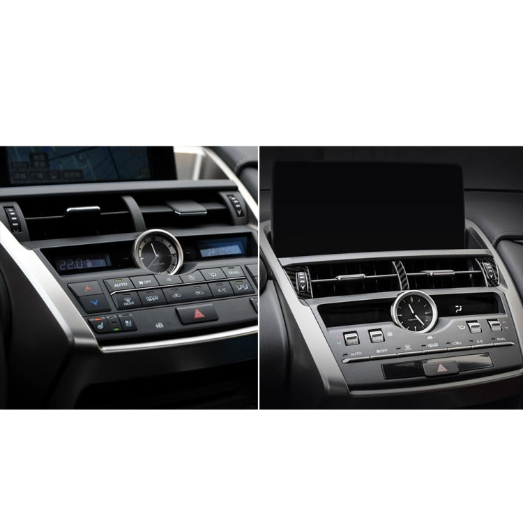 3 in 1 Car Carbon Fiber Air Outlet Decorative Sticker for Lexus NX200 / 200t / 300h 2014-2021, Left and Right Drive Universal by buy2fix