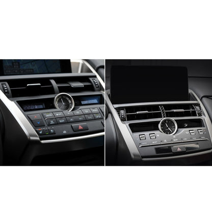 3 in 1 Car Carbon Fiber Air Outlet Decorative Sticker for Lexus NX200 / 200t / 300h 2014-2021, Left and Right Drive Universal by buy2fix