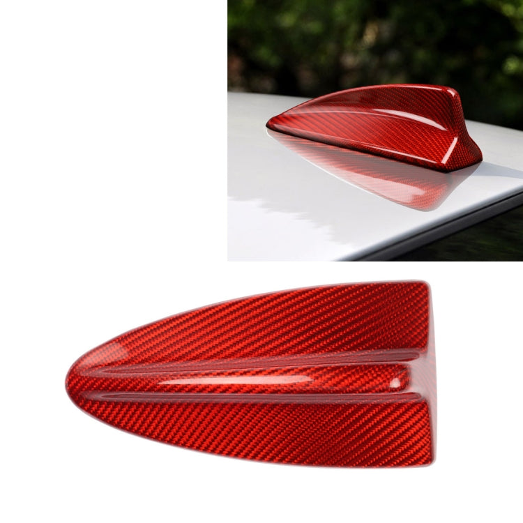 Car Carbon Fiber Antenna Decorative Cover for BMW E90, C Style (Red) by buy2fix