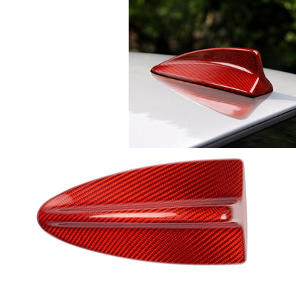 Car Carbon Fiber Antenna Decorative Cover for BMW E90, C Style (Red) by buy2fix