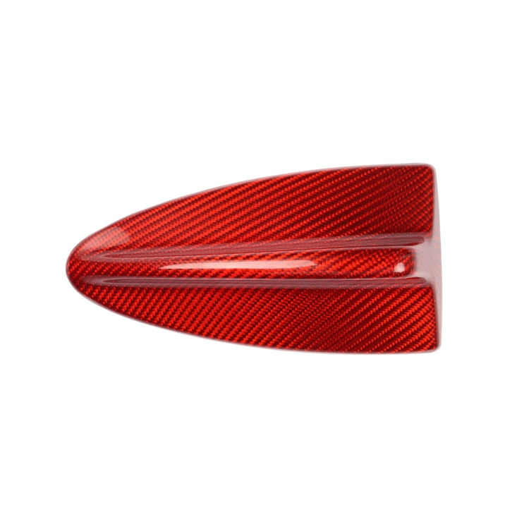 Car Carbon Fiber Antenna Decorative Cover for BMW E90, C Style (Red) by buy2fix