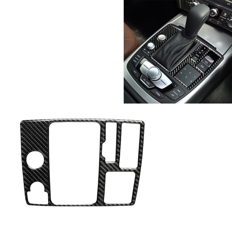 Car Carbon Fiber One-button Start Panel Decorative Sticker for Audi A6 S6 C7 A7 S7 4G8 2012-2018, Right Drive - Car Interior Mouldings by buy2fix | Online Shopping UK | buy2fix