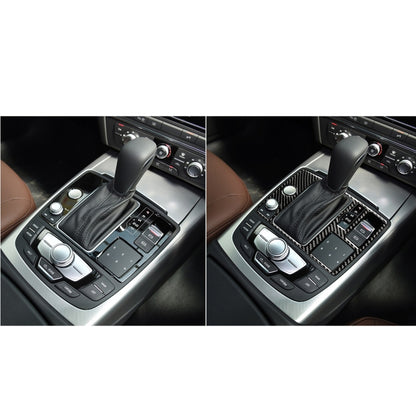 Car Carbon Fiber One-button Start Panel Decorative Sticker for Audi A6 S6 C7 A7 S7 4G8 2012-2018, Right Drive - Car Interior Mouldings by buy2fix | Online Shopping UK | buy2fix