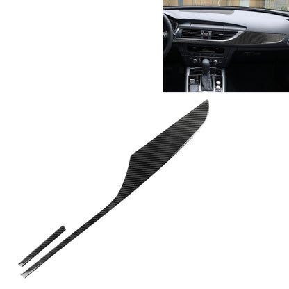 Car Carbon Fiber Dashboard Decorative Strip for Audi A6 S6 C7 A7 S7 4G8 2012-2018, Left Drive - Car Interior Mouldings by buy2fix | Online Shopping UK | buy2fix