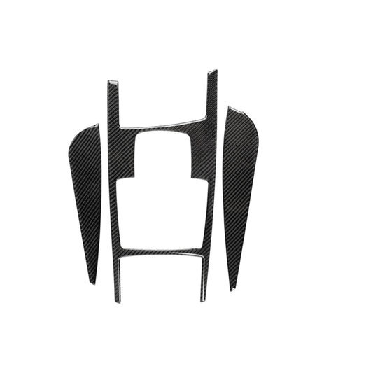 Car Carbon Fiber Gear Shift Position + Side Panel Decorative Sticker for Audi A6 2005-2011, Right Drive, High Configuration - Car Interior Mouldings by buy2fix | Online Shopping UK | buy2fix