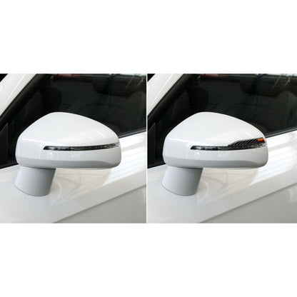 Car Carbon Fiber German Flag Pattern Rearview Mirror Anti-collision Sticker for Audi TT, Left and Right Drive Universal, A Style by buy2fix