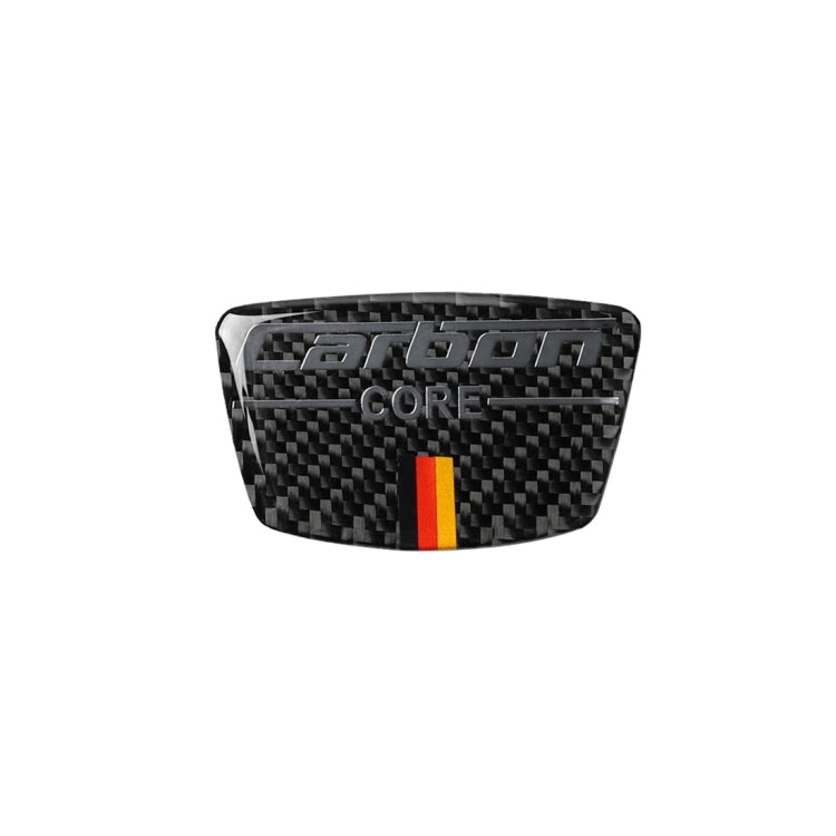 Car Carbon Fiber German Flag Pattern Doorpost Decorative Sticker for Audi TT, Left and Right Drive Universal by buy2fix