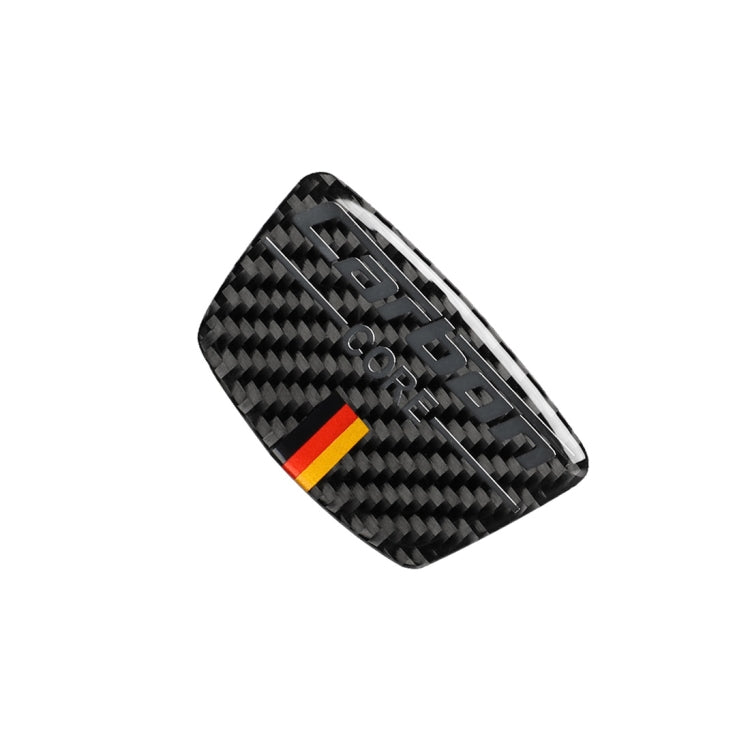Car Carbon Fiber German Flag Pattern Doorpost Decorative Sticker for Audi TT, Left and Right Drive Universal by buy2fix