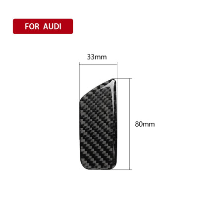 Car Carbon Fiber Passenger Seat Hand Box Switch Decorative Sticker for Audi A3 / 8V 2014-2019, Right Drive - Car Interior Mouldings by buy2fix | Online Shopping UK | buy2fix