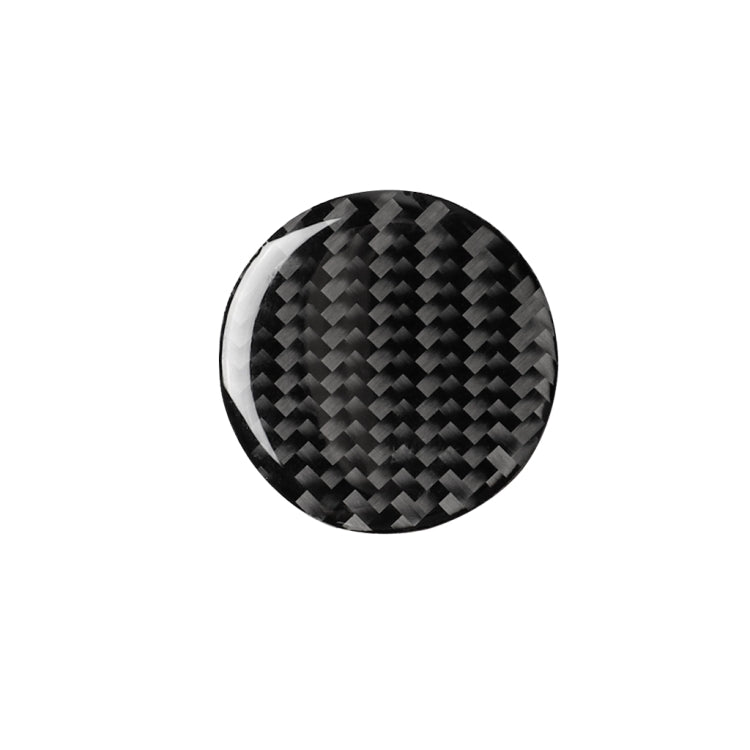 Car Carbon Fiber Central Control Knob Decorative Sticker for Audi A3 / A4L 2014-2019, Left and Right Drive Universal - Car Interior Mouldings by buy2fix | Online Shopping UK | buy2fix