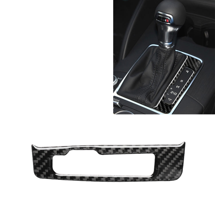 Car Carbon Fiber Gear Shift Frame Decorative Sticker for Audi A3 / 8V 2014-2019, Right Drive - Car Interior Mouldings by buy2fix | Online Shopping UK | buy2fix
