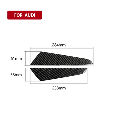Car Carbon Fiber Gear Shift Position Side Panel Decorative Sticker for Audi A3 2014-2019, Right Drive - Car Interior Mouldings by buy2fix | Online Shopping UK | buy2fix