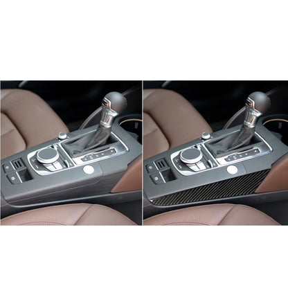 Car Carbon Fiber Gear Shift Position Side Panel Decorative Sticker for Audi A3 2014-2019, Right Drive - Car Interior Mouldings by buy2fix | Online Shopping UK | buy2fix