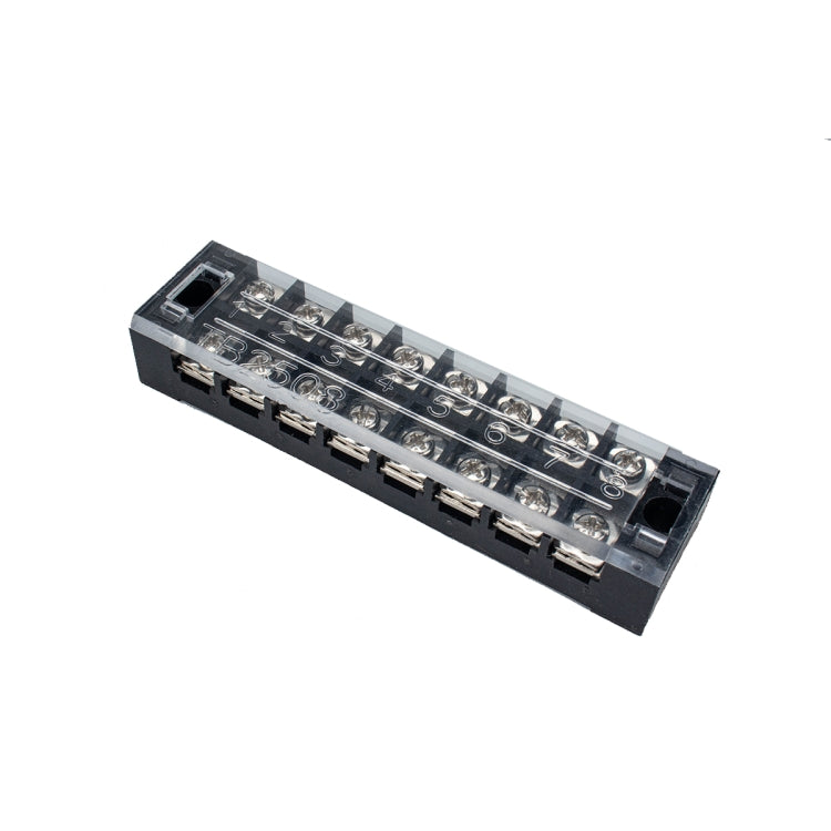 5 PCS Car 8-way 25A TB-2508 Dual Row Power Terminal Connector + 8-position Connection Strip with Cover - Booster Cable & Clip by buy2fix | Online Shopping UK | buy2fix