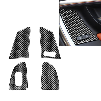 4 PCS Car Carbon Fiber Window Lifting Button Decorative Stickers for Volvo V60 / XC60 2010-2017 / S60 2010-2018, Right Drive - Car Interior Mouldings by buy2fix | Online Shopping UK | buy2fix