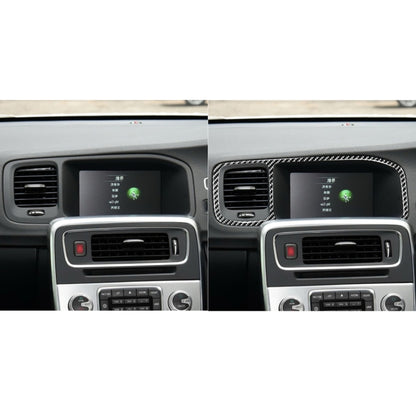 Car Carbon Fiber Navigation Frame Decorative Stickers for Volvo V60 2010-2017 / S60 2010-2018, Right Drive - Car Interior Mouldings by buy2fix | Online Shopping UK | buy2fix