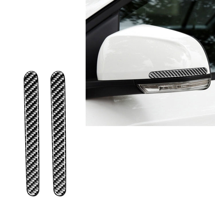 2 PCS Car Carbon Fiber Rearview Mirror Anti-collision Strip for Chevrolet Cruze 2009-2015, Left and Right Drive Universal by buy2fix