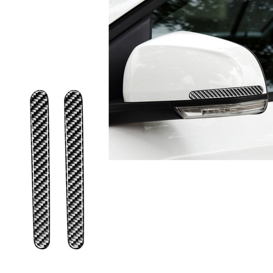 2 PCS Car Carbon Fiber Rearview Mirror Anti-collision Strip for Chevrolet Cruze 2009-2015, Left and Right Drive Universal by buy2fix