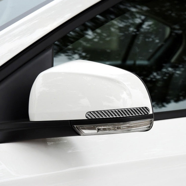 2 PCS Car Carbon Fiber Rearview Mirror Anti-collision Strip for Chevrolet Cruze 2009-2015, Left and Right Drive Universal by buy2fix