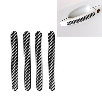 4 PCS Car Carbon Fiber Door Outside Handle Decorative Stickers for Chevrolet Cruze 2009-2015, Left and Right Drive Universal - Decorative Strip by buy2fix | Online Shopping UK | buy2fix