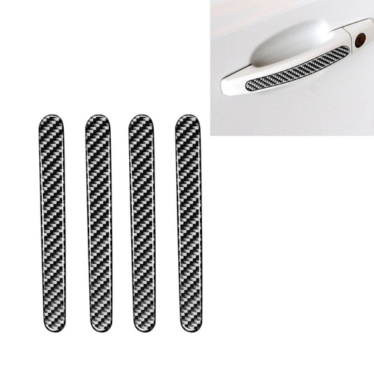4 PCS Car Carbon Fiber Door Outside Handle Decorative Stickers for Chevrolet Cruze 2009-2015, Left and Right Drive Universal - Decorative Strip by buy2fix | Online Shopping UK | buy2fix