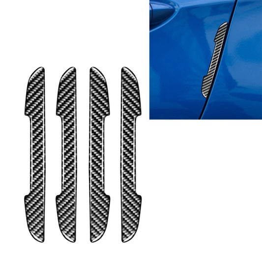 4 PCS Car Carbon Fiber Side Anti-collision Bumper Strip for Chevrolet Cruze 2009-2015, Left and Right Drive Universal - Anti Collision Sticker by buy2fix | Online Shopping UK | buy2fix