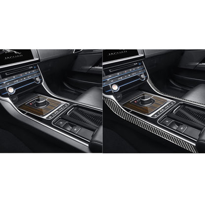 2 PCS Car Carbon Fiber Armrest Decorative Stickers for Jaguar XE X760 XF X260 2016-2020, Left and Right Drive Universal - Car Interior Mouldings by buy2fix | Online Shopping UK | buy2fix