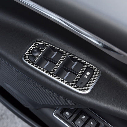4 in 1 Car Carbon Fiber Lifting Panel Decorative Stickers for Jaguar F-PACE X761 XE X760 2016-2020, Right Drive -  by buy2fix | Online Shopping UK | buy2fix
