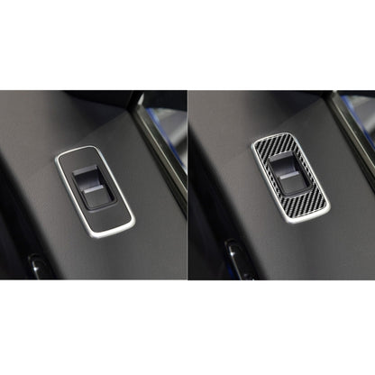 4 in 1 Car Carbon Fiber Lifting Panel Decorative Stickers for Jaguar F-PACE X761 XE X760 2016-2020, Left Drive - Car Interior Mouldings by buy2fix | Online Shopping UK | buy2fix