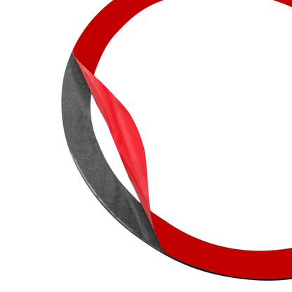 Car Carbon Fiber Steering Wheel Logo Decorative Stickers for Jaguar F-PACE X761 XE X760 XF X260 XJ 2016-2020, Left and Right Drive Universal by buy2fix