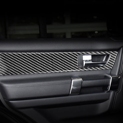 4 PCS Car Carbon Fiber Door Inner Handle Decorative Sticker for Land Rover Discovery 4 2010-2016, Left and Right Drive Universal - Car Interior Mouldings by buy2fix | Online Shopping UK | buy2fix