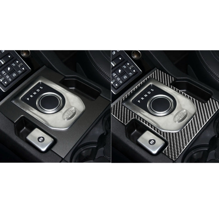 Car Carbon Fiber Gearshift Panel Decorative Sticker for Land Rover Discovery 4 2010-2016, Left and Right Drive Universal - Car Interior Mouldings by buy2fix | Online Shopping UK | buy2fix