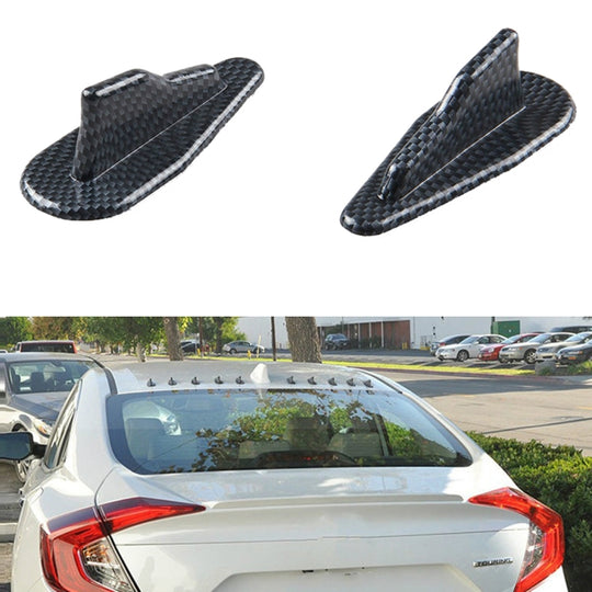 Accessoires universels de décoration d'aileron de requin de Signal Radio de toit de voiture de Style EVO de Modification de voiture, Style de Texture de Fiber de carbone