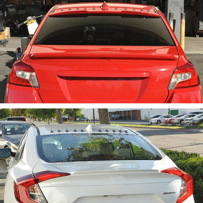 Universal Car Modification EVO Style Car Roof Radio Signal Shark Fin Decoration Accessories, Carbon Fiber Texture Style by buy2fix