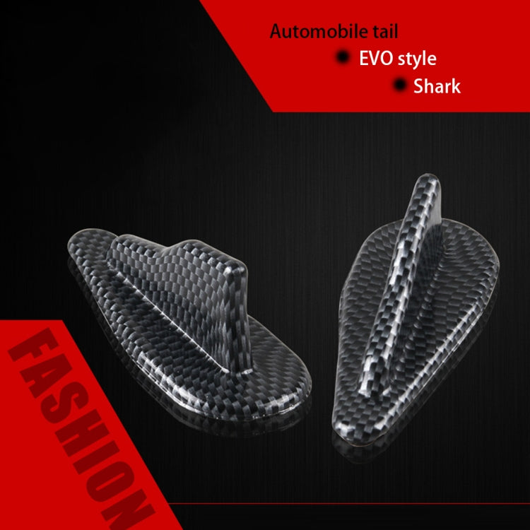 Universal Car Modification EVO Style Car Roof Radio Signal Shark Fin Decoration Accessories, Carbon Fiber Texture Style by buy2fix