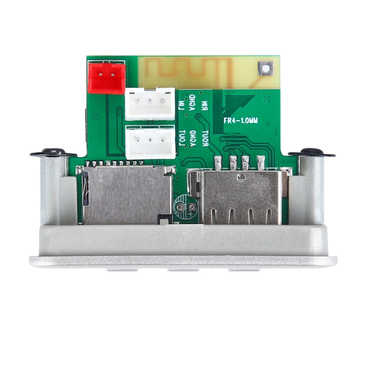 Car 12V Audio MP3 Player Decoder Board FM Radio TF Card USB AUX, with Bluetooth(White) by buy2fix