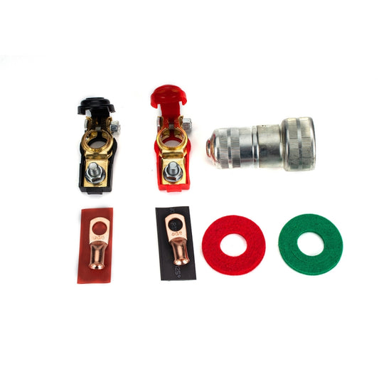 1 Pair Car Battery Cable Terminal Clamps Connectors Battery Clip Wiring with Protective Cleaning - Booster Cable & Clip by buy2fix | Online Shopping UK | buy2fix