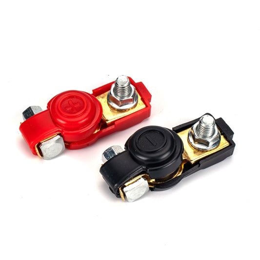 1 Pair Car Battery Cable Terminal Clamps Connectors Battery Clip - Booster Cable & Clip by buy2fix | Online Shopping UK | buy2fix