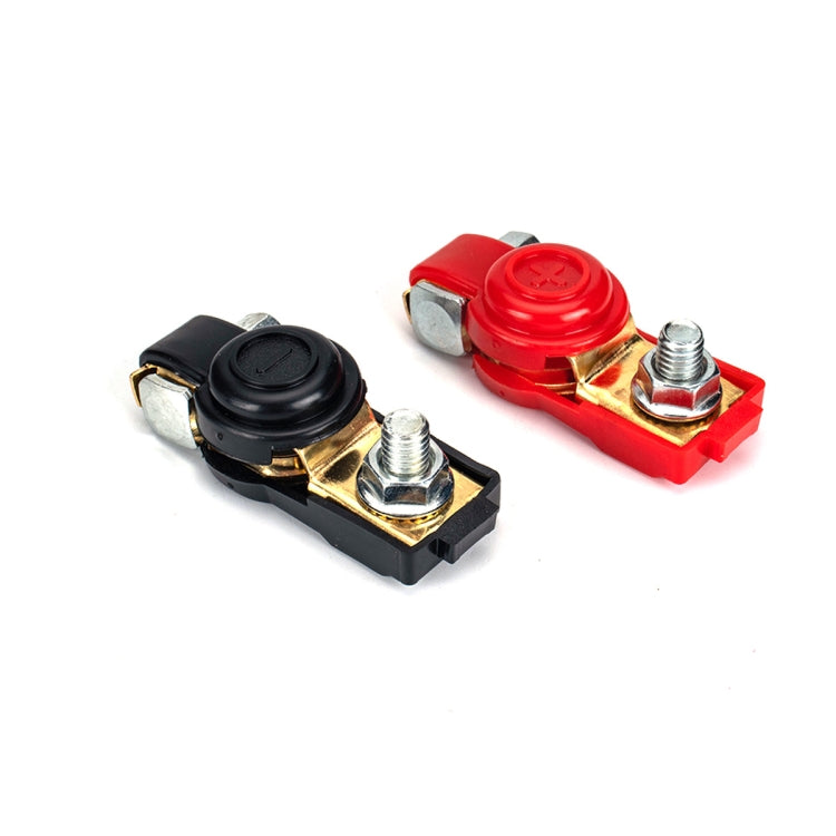 1 Pair Car Battery Cable Terminal Clamps Connectors Battery Clip - Booster Cable & Clip by buy2fix | Online Shopping UK | buy2fix