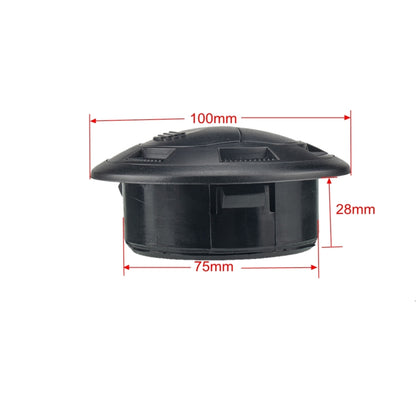 Universal AC Air Outlet Vent with Grid or RV Bus Boat Yacht Auto Air Conditioner Vent Replacement Parts Car Accessories, Size: 100 x 75mm - Air Conditioning System by buy2fix | Online Shopping UK | buy2fix