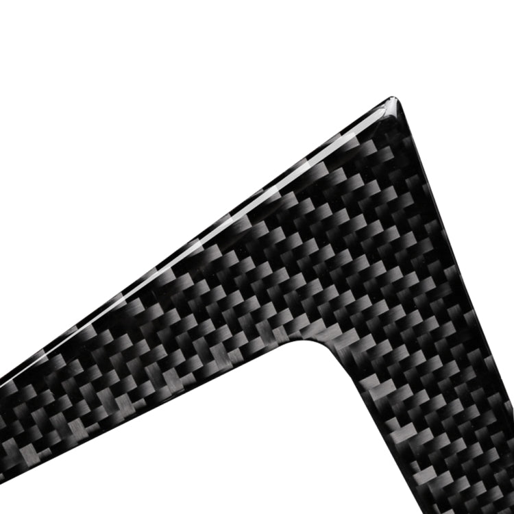 Car Carbon Fiber Water Cup Holder Decorative Sticker for BMW E70 X5 / E71 X6 2009-2013, Right Drive by buy2fix