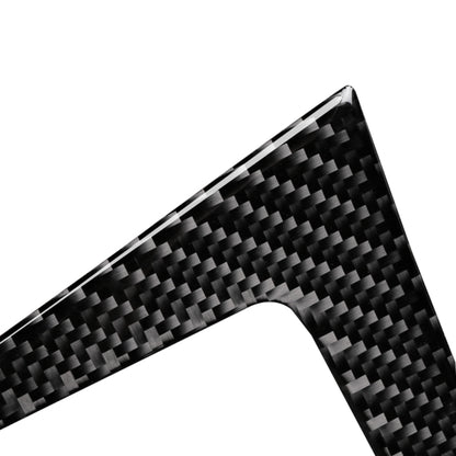 Car Carbon Fiber Water Cup Holder Decorative Sticker for BMW E70 X5 / E71 X6 2009-2013, Right Drive by buy2fix