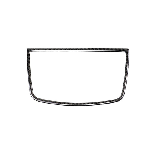 Car Carbon Fiber Solid Color Dashboard Horn Frame Decorative Sticker for BMW E70 X5 / E71 X6 2008-2013, Left and Right Drive Universal by buy2fix