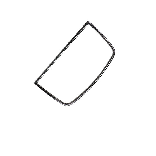 Car Carbon Fiber Solid Color Dashboard Horn Frame Decorative Sticker for BMW E70 X5 / E71 X6 2008-2013, Left and Right Drive Universal by buy2fix